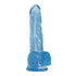 Daewoo Crystal Series Ocean Blue Dildo 8 Inch