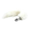 Fox Tail Butt Plug - White