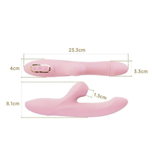 KISTOY Katy Max Auto Rotation & Air Wave Suction Vibrator