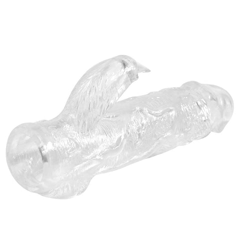 JA Clone Realistic Penis Sleeve - Crystal