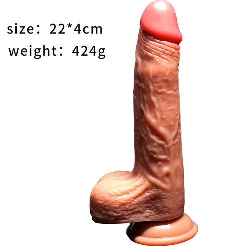 Smart Heating Rechargeable Spinning-Vibe Realistic Dildo (8.5 Inch With Remote)