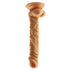 T-Buds Stallion Dildo with Suction Cup 9.95 Inch - Flesh