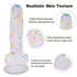 Realistic Dildo - Confetti 7.1 Inch