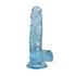 Daewoo Crystal Series Ocean Blue Dildo 8 Inch