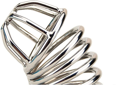 OMYHONEY Male Chastity Cage - Spiral