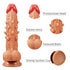 Daewoo Double Layer Silicon Dildo - Thorn