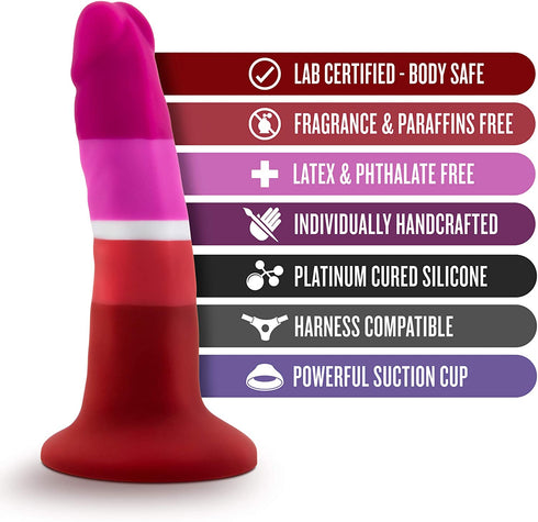 Avant Pride P3 Silicone Dildo - 5.5 Inch