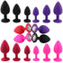 Flirt Cute Silicone Butt Plug - Purple