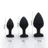 Lovendur Silicone Butt Plug Set of 3 - Heart Shape Base
