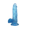 Daewoo Crystal Series Ocean Blue Dildo 8 Inch