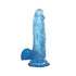 Daewoo Crystal Series Ocean Blue Dildo 8 Inch