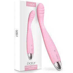 SVAKOM Cicely Flexible Ribbed Desgin Slim G-Spot Vibrator