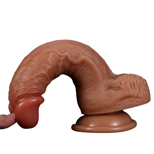 Daewoo Double Layer Silicon Dildo - 7.5 Inch