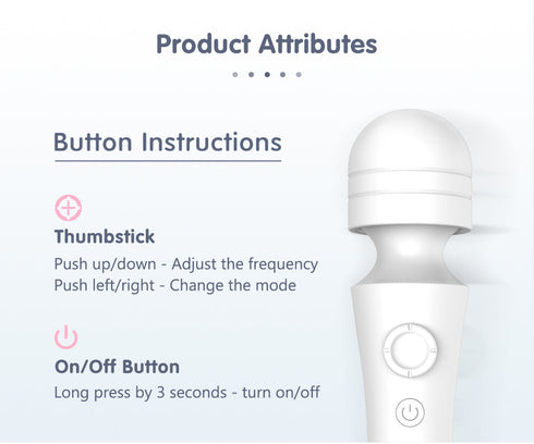 DRYWELL Magic Wand Massager Vibrator