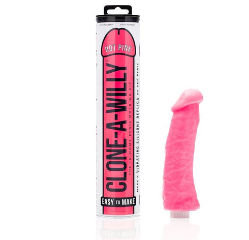 Clone A Willy Vibrating Kit - Hot Pink
