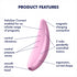 Satisfyer Curvy 3 Plus Air Pulse Clitoral Stimulator and Vibration & App