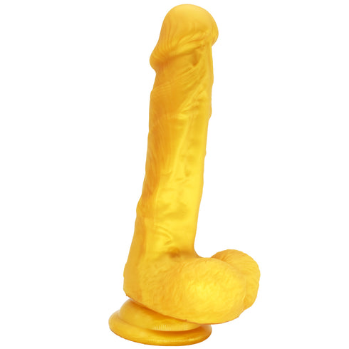 FAAK REALISTIC DILDO F108 Gold 7.8 INCH