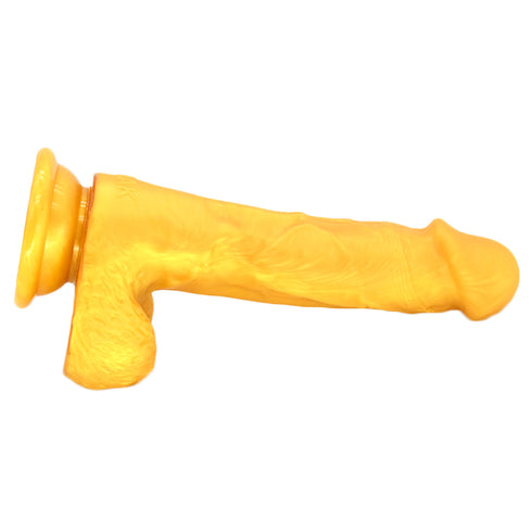 FAAK REALISTIC DILDO F108 Gold 7.8 INCH