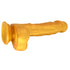 FAAK REALISTIC DILDO F108 Gold 7.8 INCH