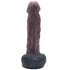 FAAK REALISTIC DILDO F108 Dark 7.8 INCH