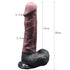 FAAK REALISTIC DILDO F108 Dark 7.8 INCH