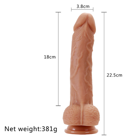Daewoo Premium Silicone Remote Control Dildo 8.85 Inch