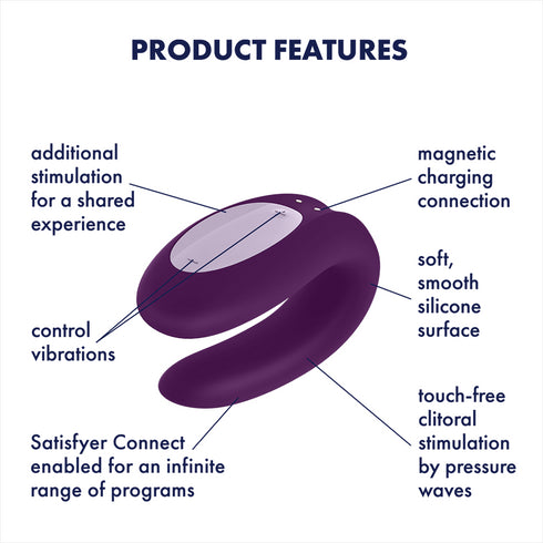 Satisfyer Double Joy - Purple