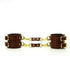 Trio Hide Luxury Double Locking Cowhide Handcuffs
