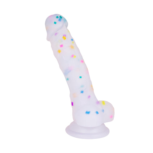 Realistic Dildo - Confetti 7.1 Inch