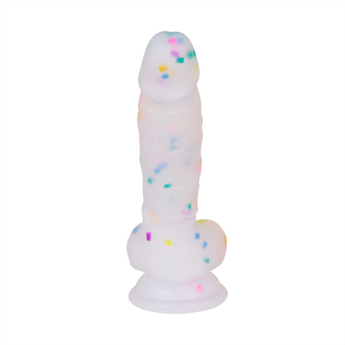 Realistic Dildo - Confetti 7.1 Inch