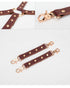 Trio Hide Deluxe Waist and Thigh Bondage Set - 8 Pieces