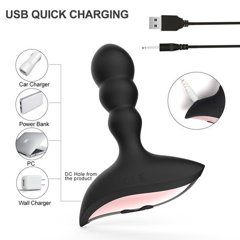 Gradient Fox Prostate Massager with Remote