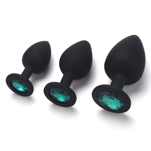 Lovendur Silicone Butt Plug Set of 3