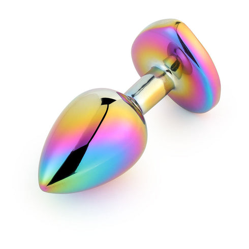 Champ Rainbow Heart Butt Plug Set of 3