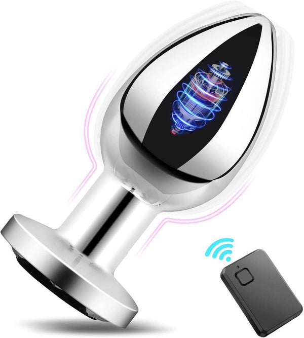 Le Grace Alloy Vibrating Butt Plug - with Remote