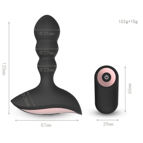 Gradient Fox Prostate Massager with Remote