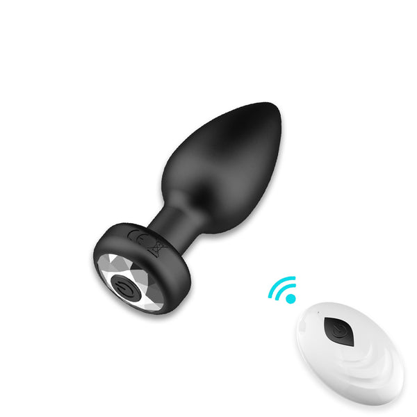 Vibrating Anal Plug With Remote