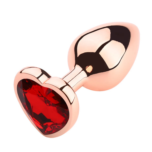 Champ Rose Gold Heart Butt Plug Set of 3