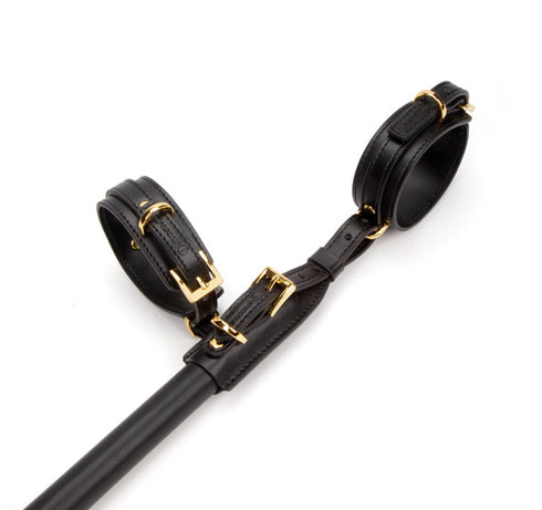 Master Craftsman Deluxe Cowhide Spreader Bar with Cuffs