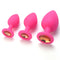 Lovendur Silicone Butt Plug Set of 3 - Pink