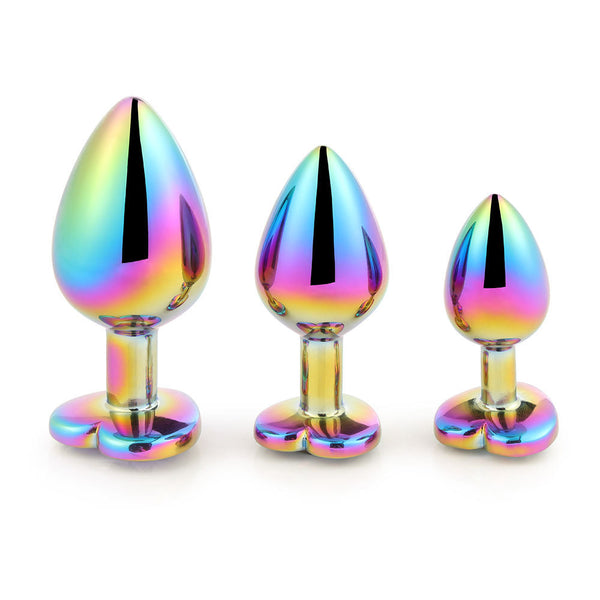 LS Precious Aluminum Alloy Butt Plug Set of 3