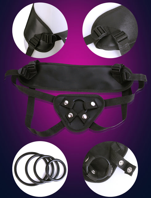 Strap on Silicon Realistic Dildo 8.25 Inch