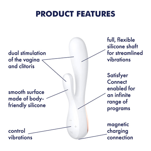 Satisfyer Mono Flex Rabbit Vibrator with App