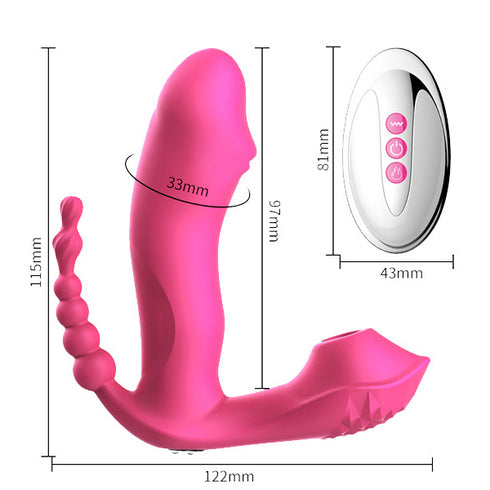 Fox M6 Tipsy Wearable Vibrator (with remote)