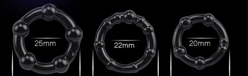 GK COCK RINGS (3 Pack)