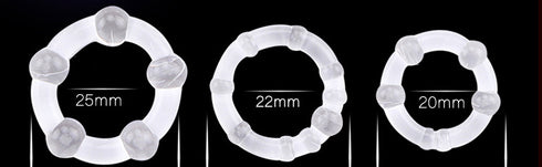 GK COCK RINGS (3 Pack)