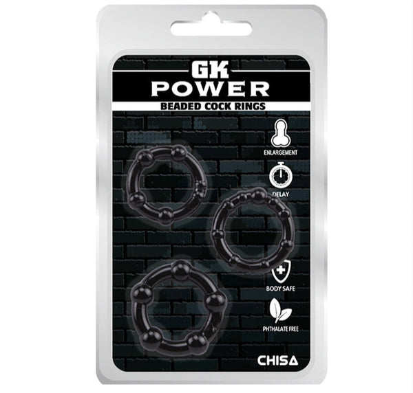 GK COCK RINGS (3 Pack)