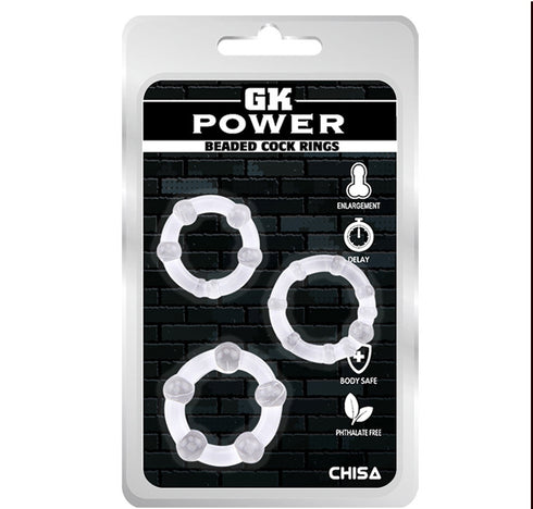 GK COCK RINGS (3 Pack)