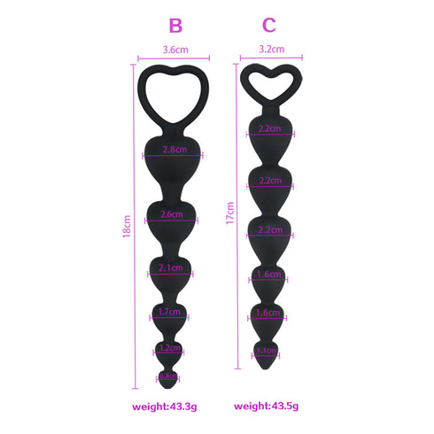 Leya Silicone Anal Beads