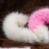 Arctic Fox Tail Vibrating Butt Plug With Remote